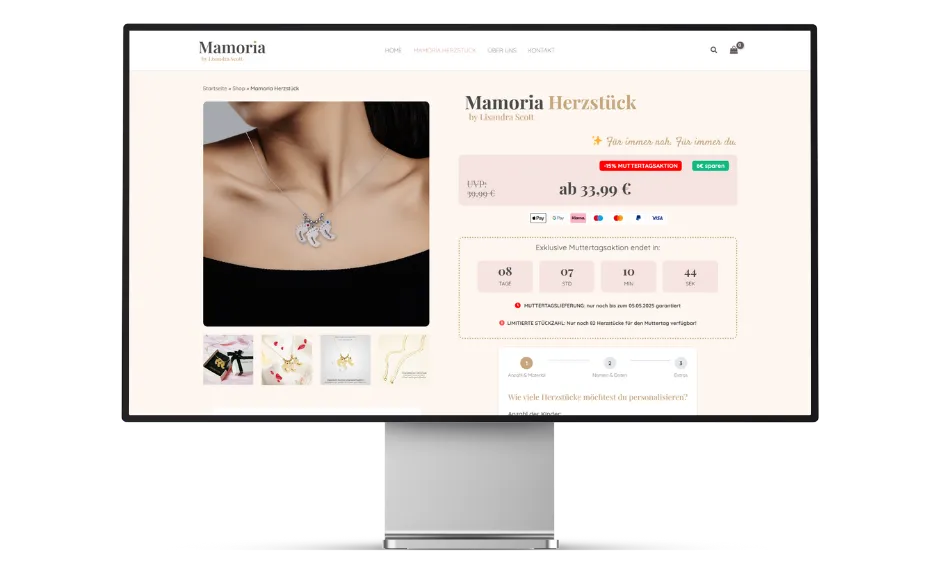 Mamoria E-Commerce Konfigurator